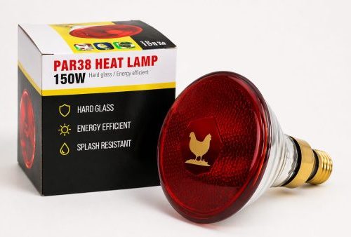 Infrarood Warmtelamp PAR 150W – Spatwaterbestendig – E27