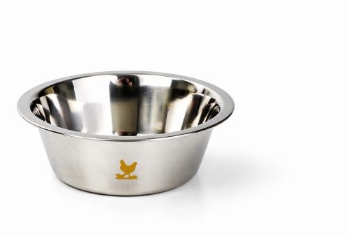 RVS voer/drinkbakje 400ml